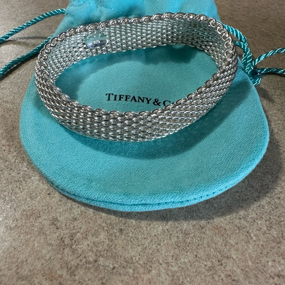 Tiffany’s mesh bracelet